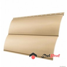 Сайдинг Grand Line Блок-хаус Pe 0,5 Ral 1014 резка